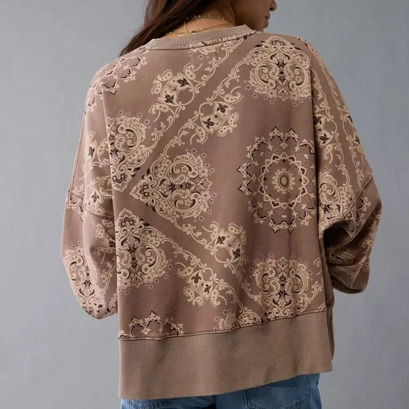 AMERICAN EAGLE AE Big Hug Crew Neck Sweatshirt - Picture 2 of 10